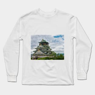 Osaka Castle in Japan Long Sleeve T-Shirt